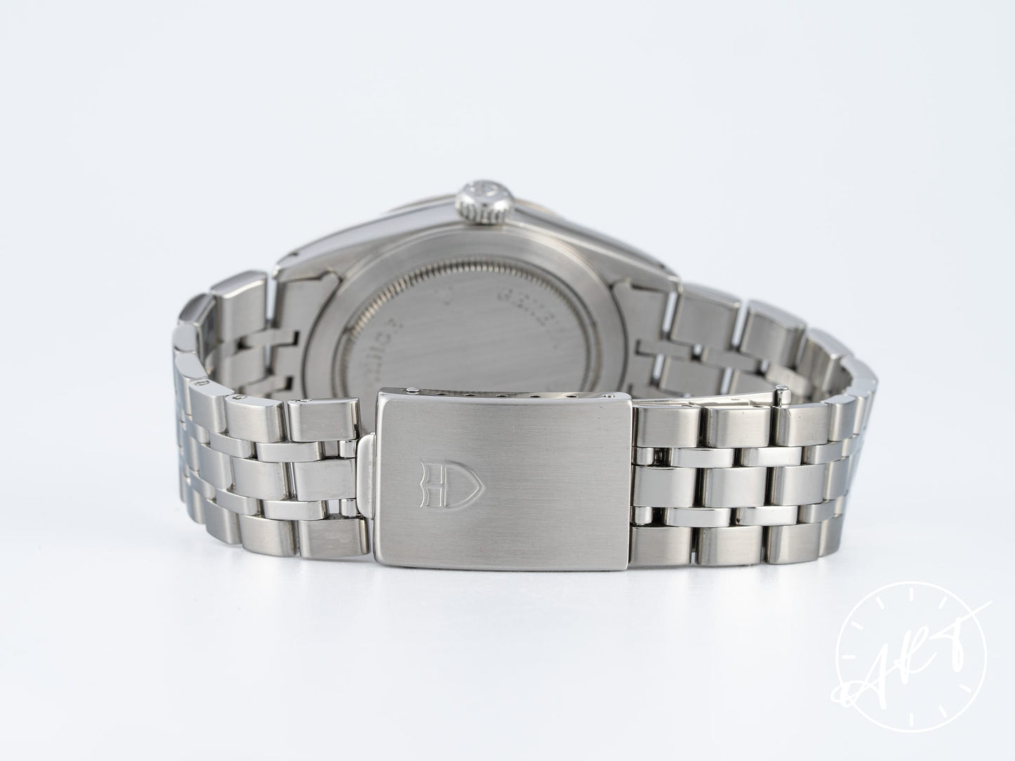 Tudor Prince Day-Date Day-Date Blue Arabic Dial 18K White Gold, Stainless Steel Automatic Watch 76214 w/ Box & Paper