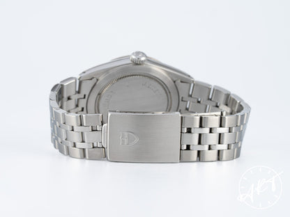 Tudor Prince Day-Date Day-Date Blue Arabic Dial 18K White Gold, Stainless Steel Automatic Watch 76214 w/ Box & Paper