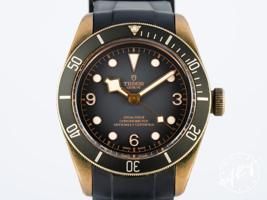 Tudor Black Bay Bronze Black Bezel Gray Dial Bronze Automatic Diver Watch 79250BA