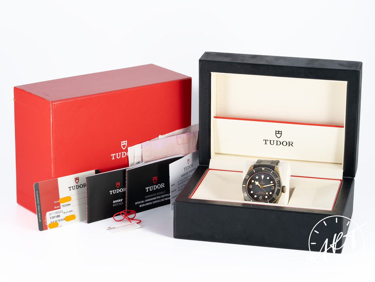 Tudor Black Bay Bronze Black Bezel Gray Dial Bronze Automatic Diver Watch 79250BA
