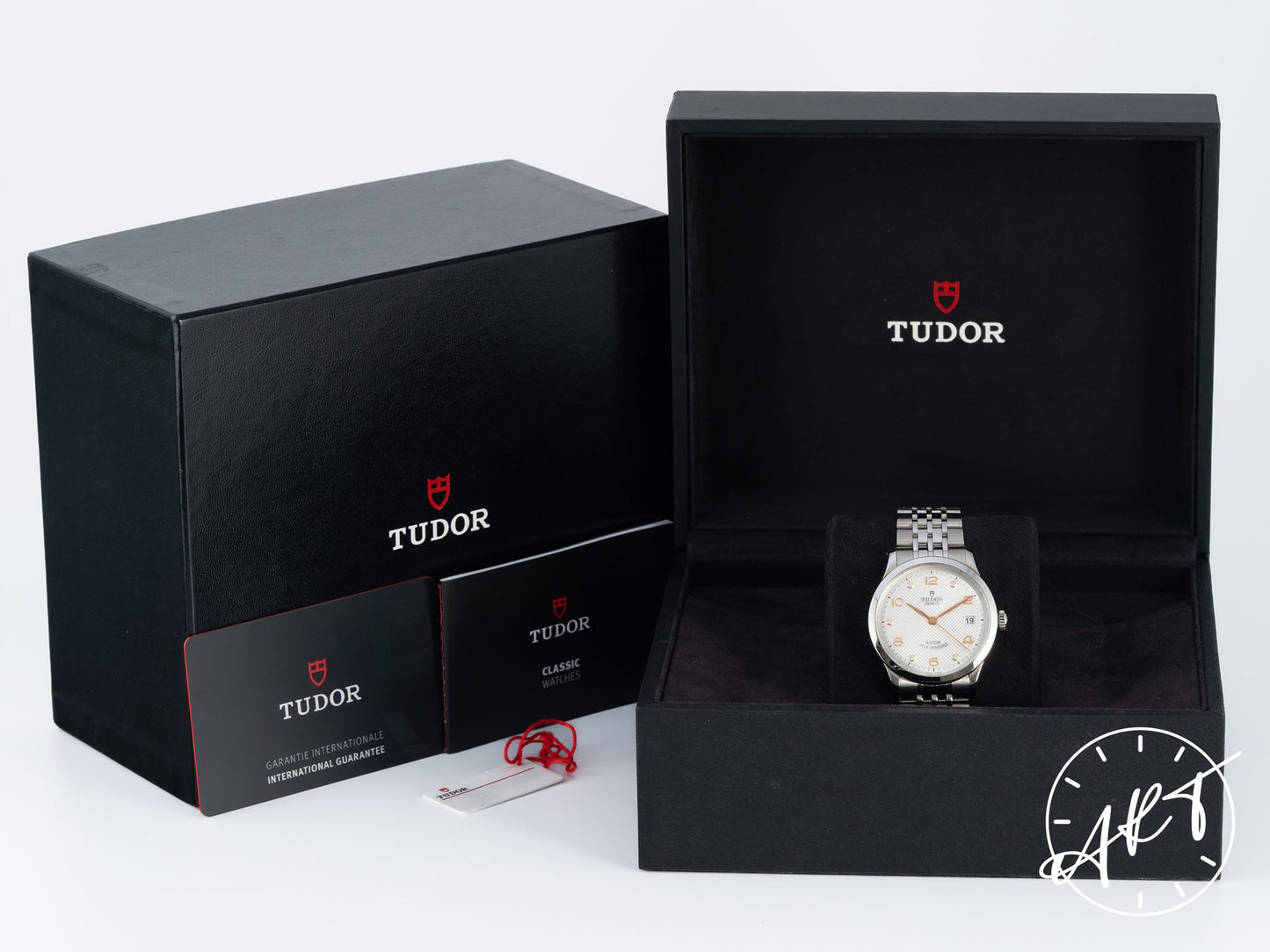 NEW Tudor 1926 Silver Diamond Dial Stainless Steel Automatic Watch 91450