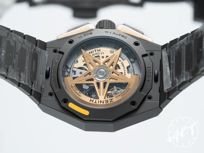 NEW Zenith Defy Extreme Chrono 18K RG & Titanium Watch 87.9100.9004 BP